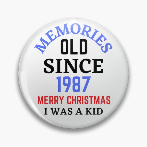 Item preview, Memories Old Since 1987 Merry Christmas designed and sold by Hammy97.