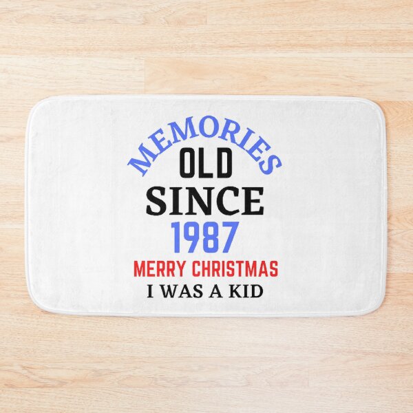 Item preview, Memories Old Since 1987 Merry Christmas designed and sold by Hammy97.