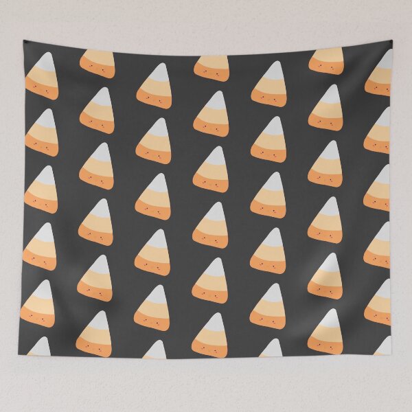 Item preview,  Happy Candy Corn Dark Grey designed and sold by EndearinOrchid.