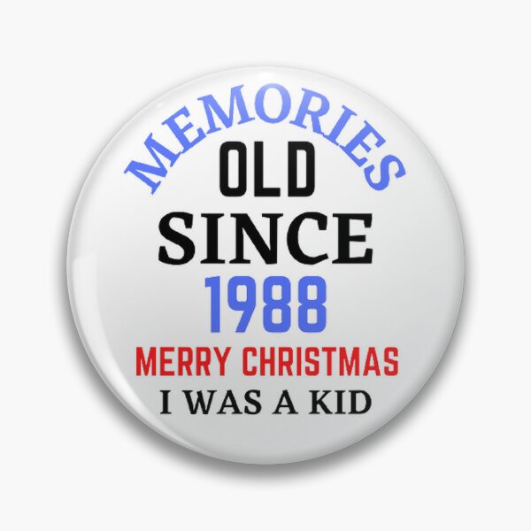 Item preview, Memories Old Since 1988 Merry Christmas designed and sold by Hammy97.