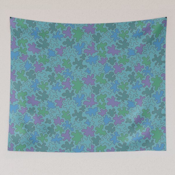 Item preview, Abstract Underwater Amoebas designed and sold by halynadee.