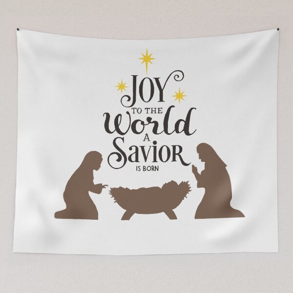 Item preview, JOY TO THE WORLD SAVIOR (Brown) designed and sold by victoriareadss.