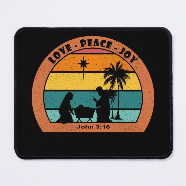 Item preview, Christmas Nativity with Jesus - Love - Peace - Joy designed and sold by simplydesignart.