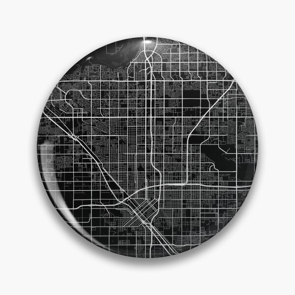 Artikelvorschau, Fresno Stadtplan von Kalifornien, USA - Vollmond entworfen und verkauft von deMAP.