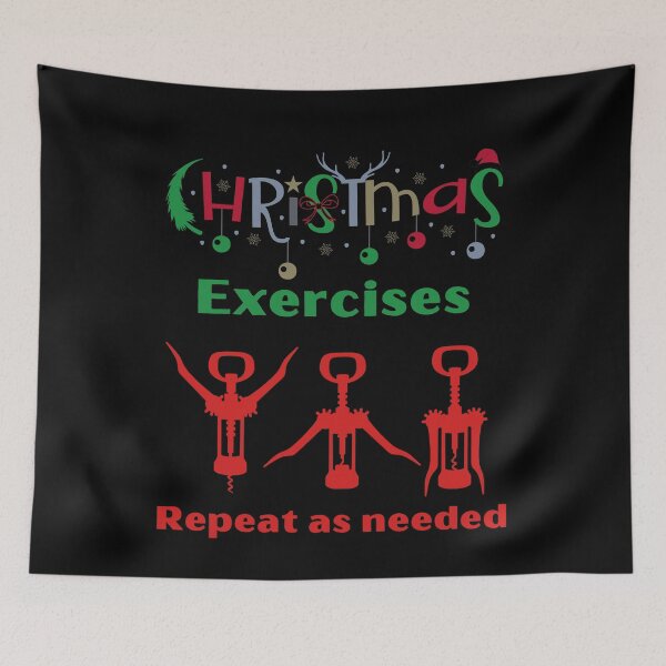 Item preview, Christmas Exercises Repeat as Needed - Merry Christmas designed and sold by Georgy09.