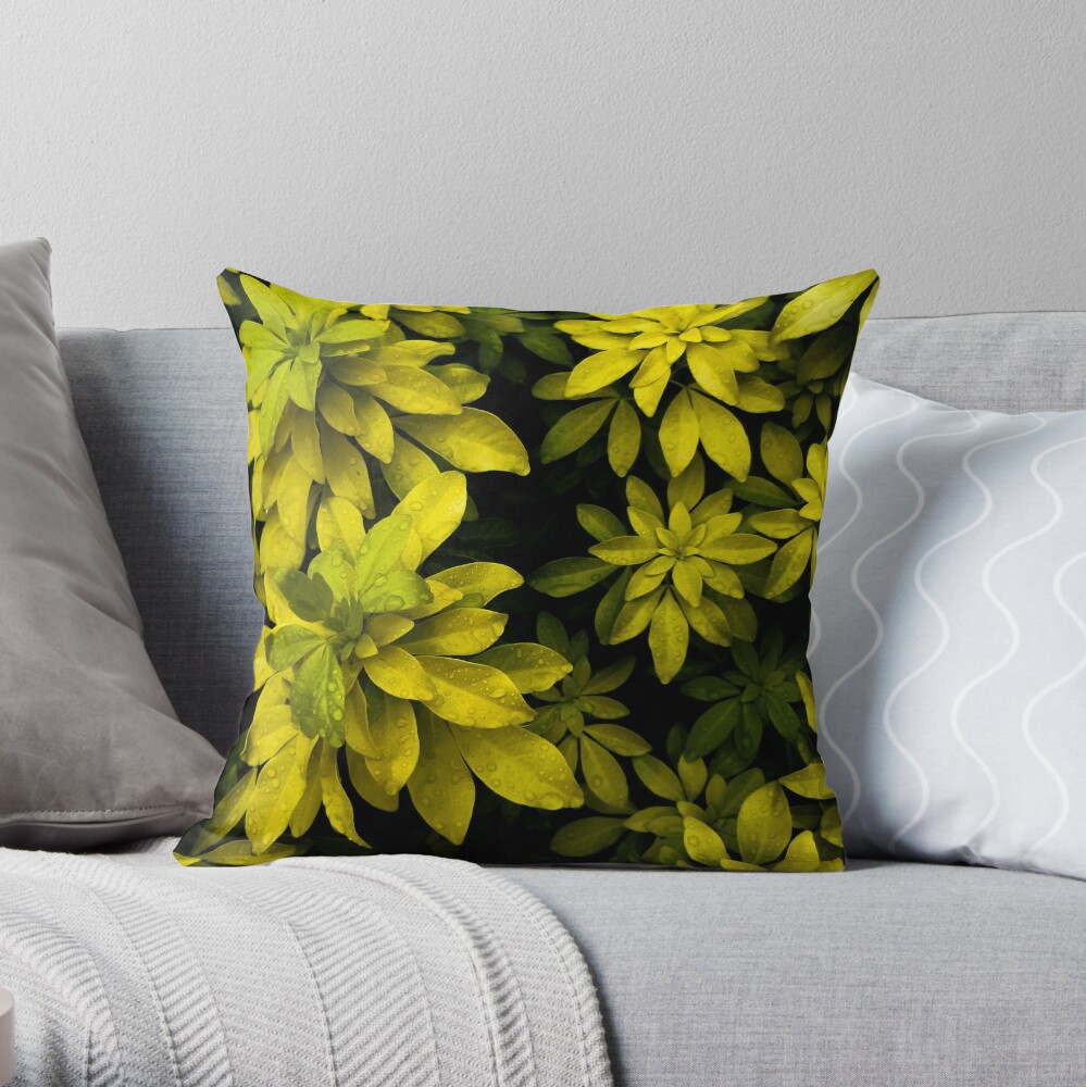 Choisya Throw Pillow