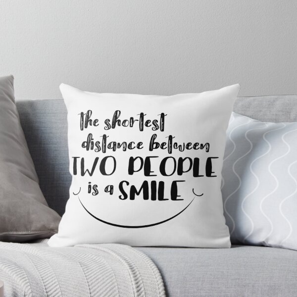 Item preview, The shortest distance between two people is a smile designed and sold by jitterfly.