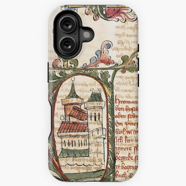 Vista previa del artículo con la obra «Hermoso manuscrito iluminado de la Edad Media», diseñado y vendido por IlluminatedPage.