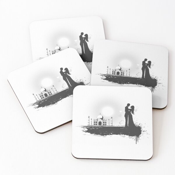 Item preview, Couple Love Feel Art Tajmahal sunrise  designed and sold by Tshirtstory.