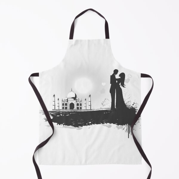Item preview, Couple Love Feel Art Tajmahal sunrise designed and sold by Tshirtstory.
