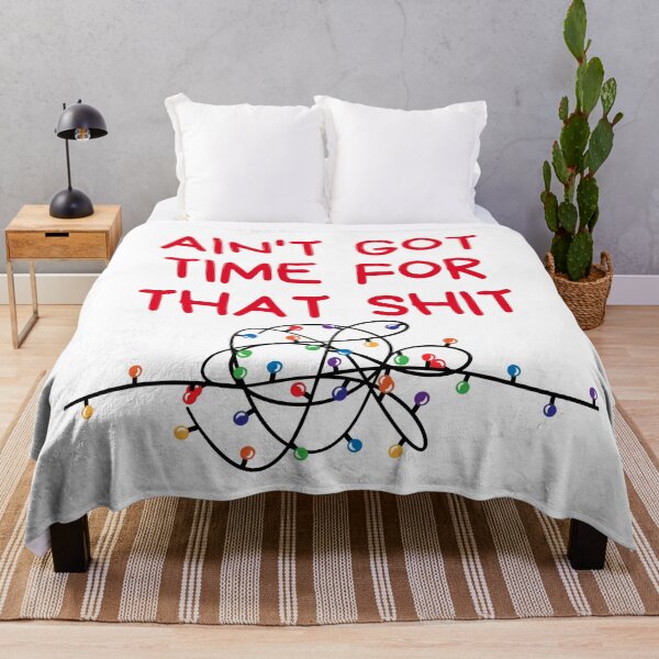 Item preview, Christmas Humor. Rude, Offensive, Inappropriate Christmas Card. Ain't Got Time For That Shit designed and sold by That Cheeky Tee.