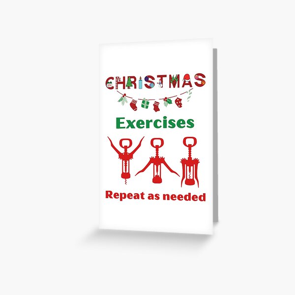 Aperçu de l'œuvre Les exercices de Noël se répètent au besoin - Citation drôle créée et vendue par Georgy09.