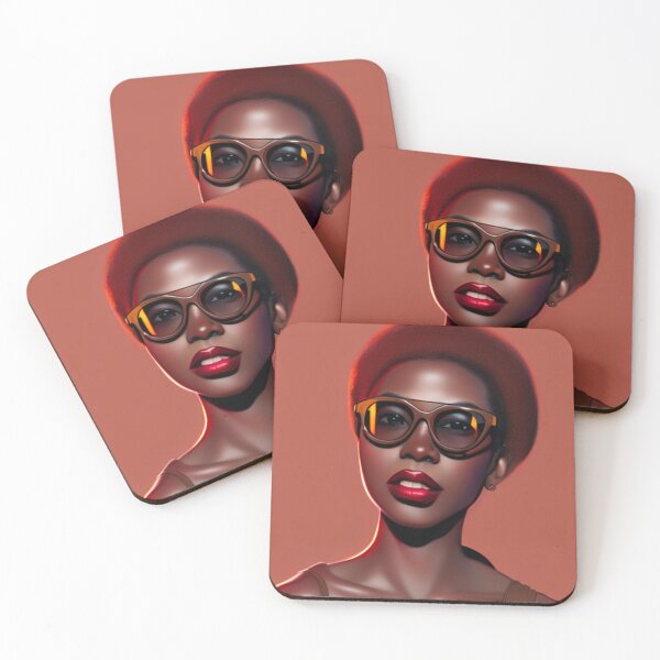 Item preview, Brown Glowing Woman With Burnt Orange Background designed and sold by Sapphire597.