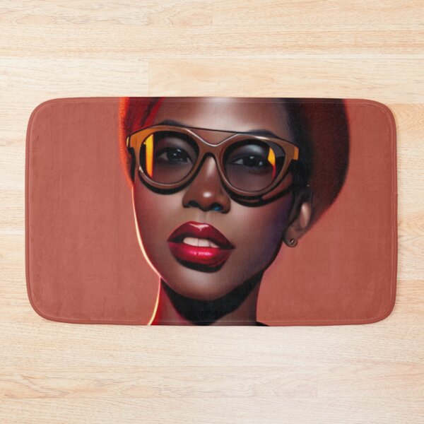 Item preview, Brown Glowing Woman With Burnt Orange Background designed and sold by Sapphire597.