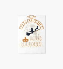 Dogo Argentino Halloween Shirt Art Board