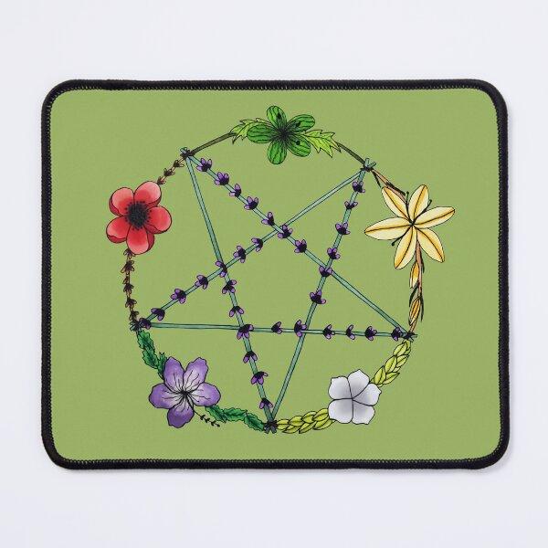 Item preview, Garden Witch Pentagram designed and sold by Wonderspell Studio.