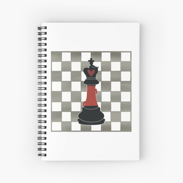 Elizabeth Harmon The Queens Gambit Spiral Notebook for Sale by bonjonodon