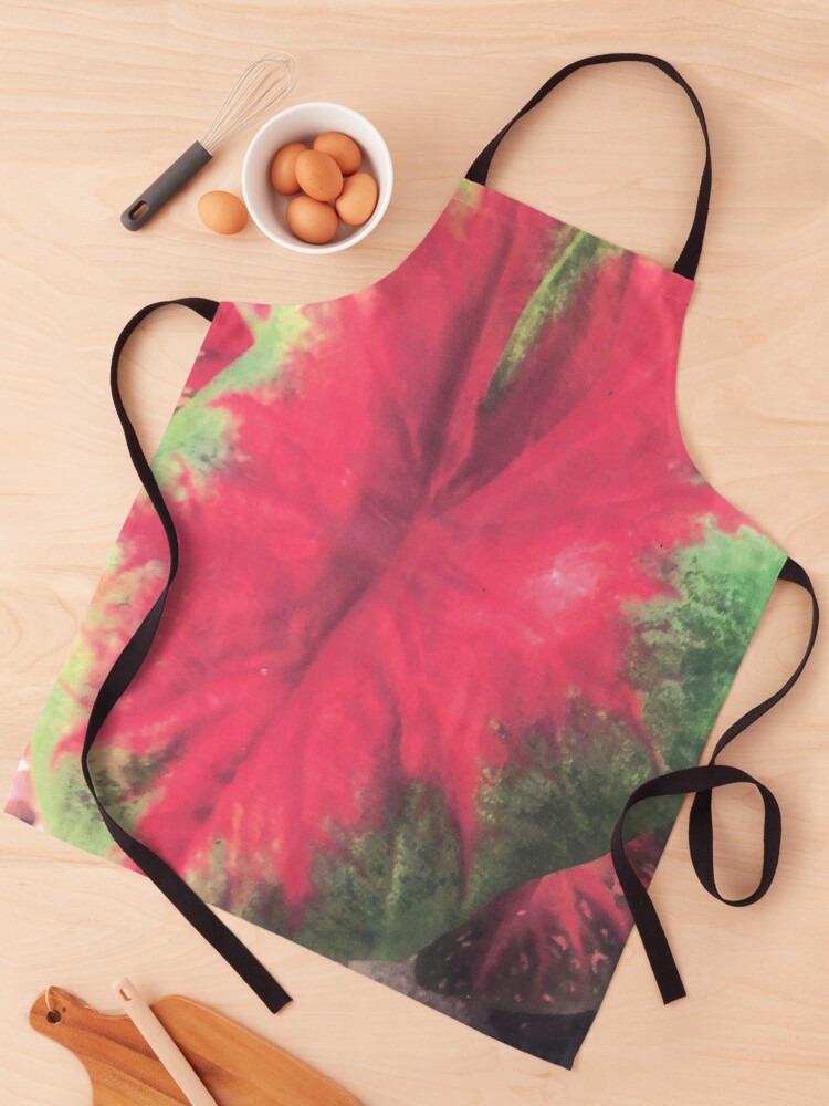 Thumbnail 1 of 6, Apron, CALADIUM COLOR BURST designed and sold by DAVIDLIBERTY.