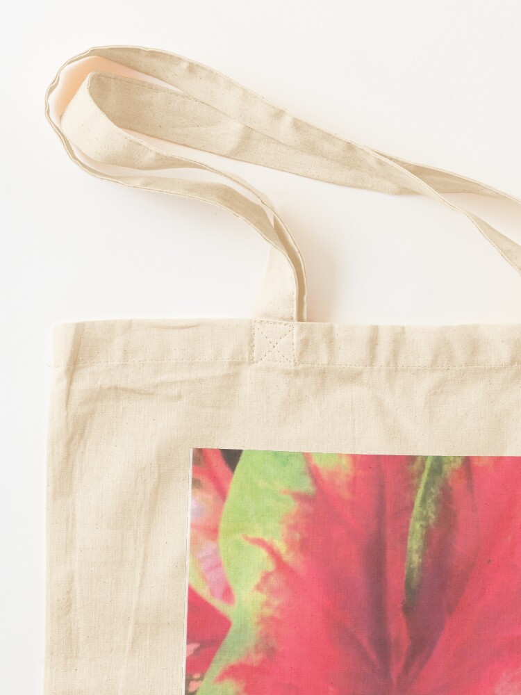 Thumbnail 3 of 5, Tote Bag, CALADIUM COLOR BURST designed and sold by DAVIDLIBERTY.
