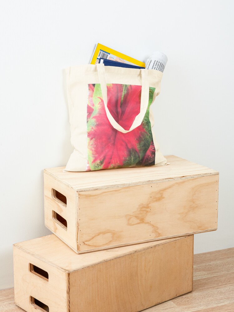 Thumbnail 4 of 5, Tote Bag, CALADIUM COLOR BURST designed and sold by DAVIDLIBERTY.