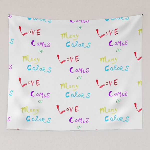 Item preview, Love Comes in Many Colors designed and sold by Susan Werby.