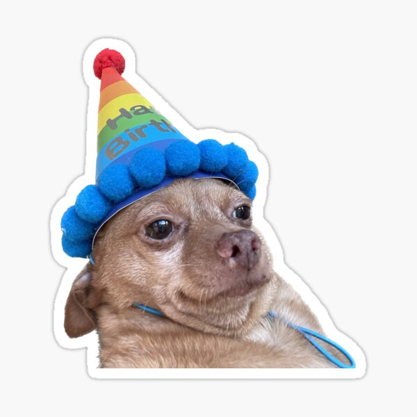 Birthday Mouse Sticker