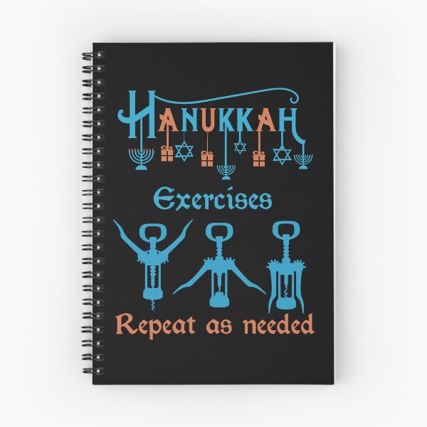 Item preview, Hanukkah Exercises Repeat as Needed - Funny Quote designed and sold by Georgy09.