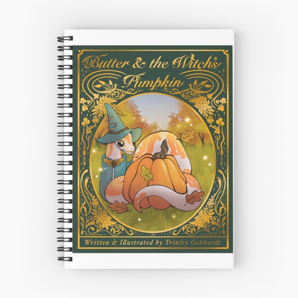Item preview, Butter and the Witch’s pumpkin book cover designed and sold by travelingwren.