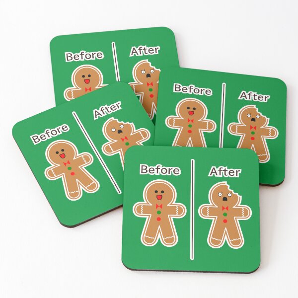 Item preview, Gingerbread man-Before&after designed and sold by mixMixtli.