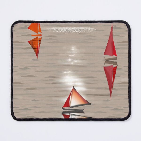 Item preview, sea, sunset, evening, boracay, sailboats, light path, light coffee, romance, scarlet sails designed and sold by Maria Mihailova.