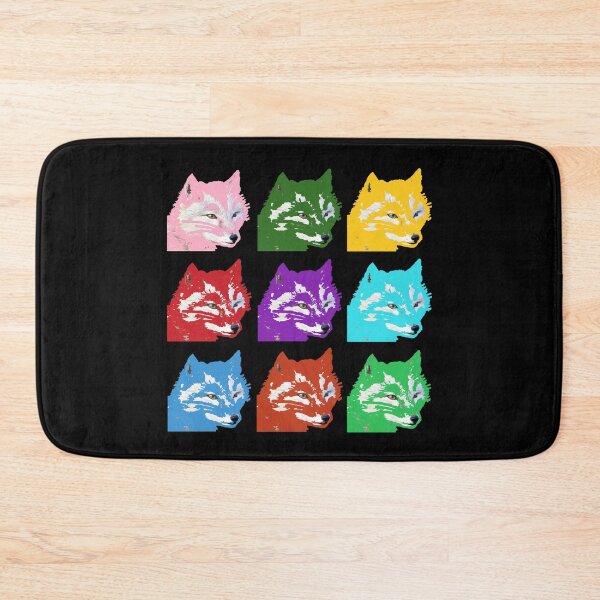 Item preview, Patchwork of multi-color Foxes, including Sticker Pack designed and sold by Cowboy Folly.