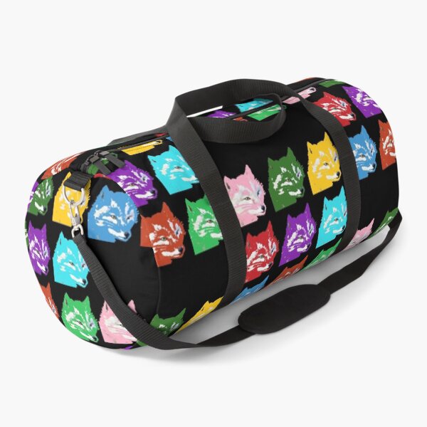 Item preview, Patchwork of multi-color Foxes, including Sticker Pack designed and sold by Cowboy Folly.