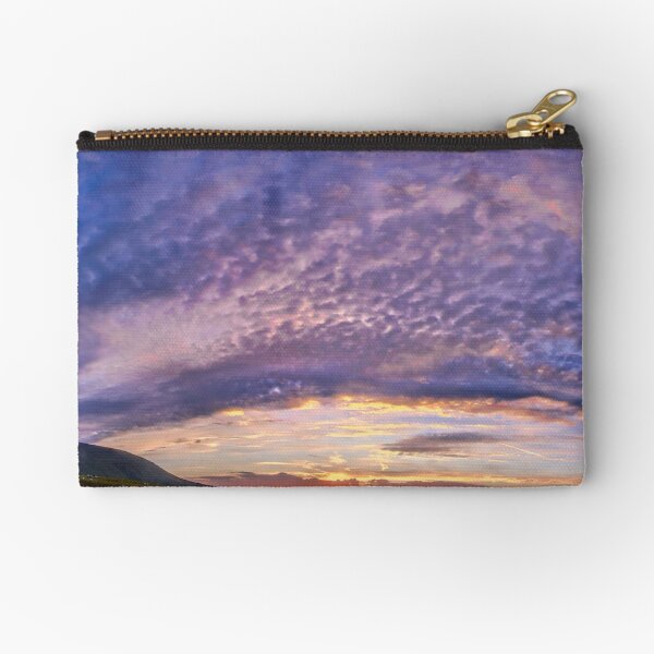 be still and know.... by Phil Darby Zipper Pouch