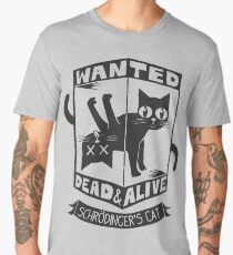 The Flash (Cisco's shirt) - Wanted Dead and Alive (Scrödinger's Cat) Men's Premium T-Shirt