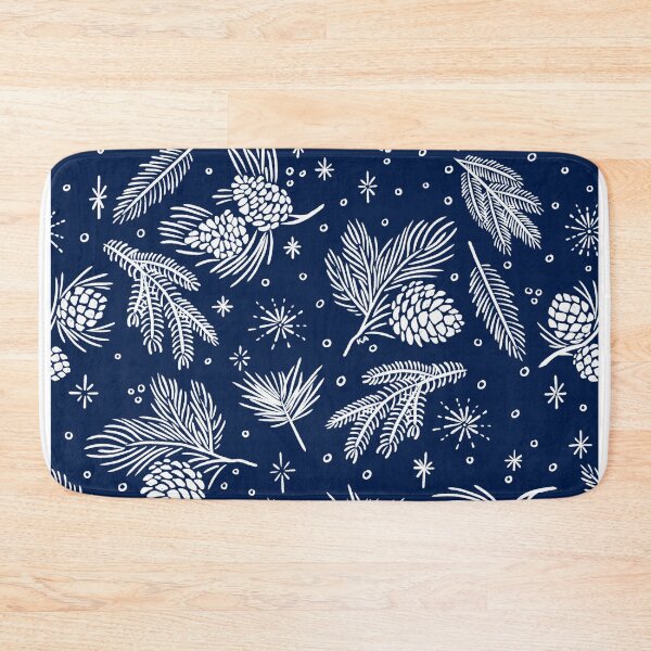 Item preview, Night Winter Forest, Blue designed and sold by Krystelle Ann Avsec.