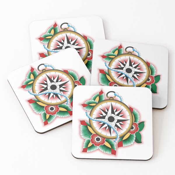 Item preview, Tattoo wind rose designed and sold by BurnATech.