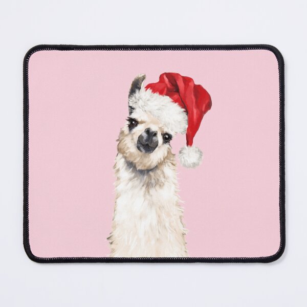 Artikelvorschau, Weihnachtslama in Pink entworfen und verkauft von bignosework.