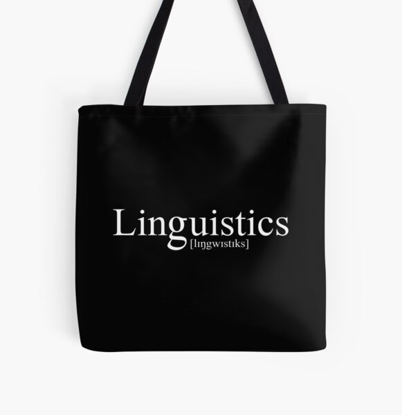 Item preview, Linguistics & [lɪŋgwɪstɪks] | White designed and sold by gembers.