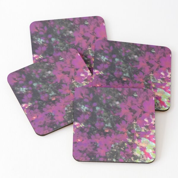 Item preview, MAGENTA FLOWERS FLOCK designed and sold by DAVID Liberty.