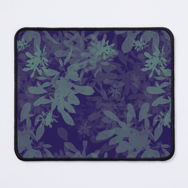Item preview, Plant pattern in neon blue designed and sold by Yumikit.