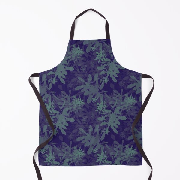 Item preview, Plant pattern in neon blue designed and sold by Yumikit.