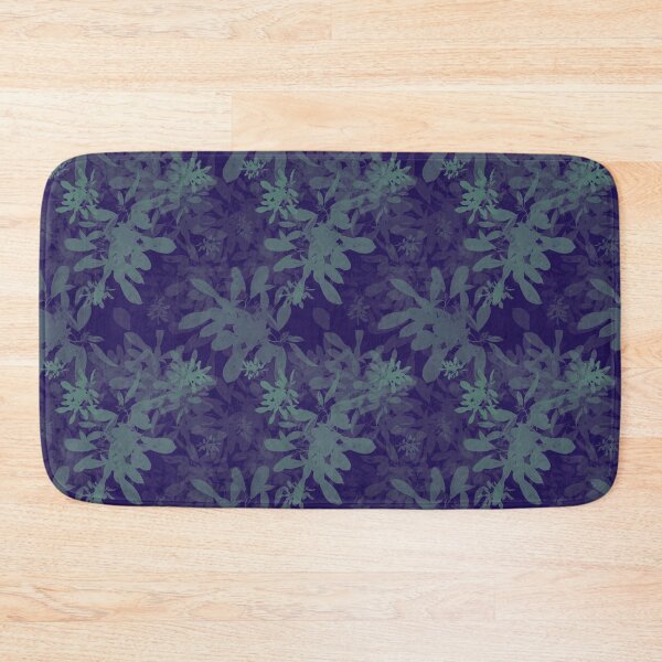 Item preview, Plant pattern in neon blue designed and sold by Yumikit.