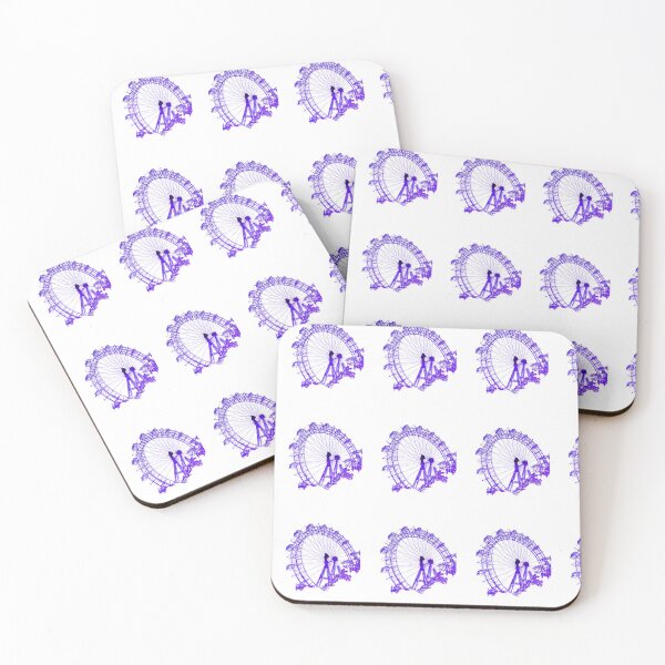Item preview, Wiener Riesenrad in Prater, landmark of Vienna, Austria in purple designed and sold by karlsageder.