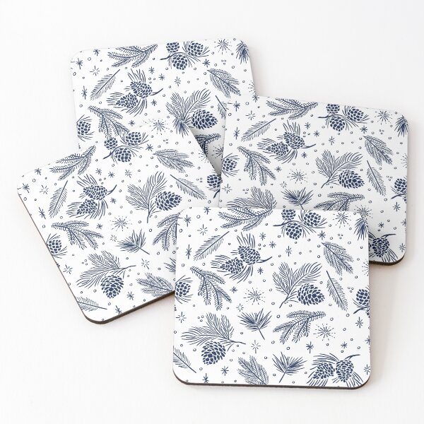 Item preview, Night Winter Forest, White designed and sold by Krystelle Ann Avsec.
