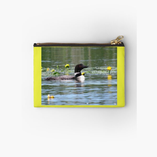 Item preview, Loon with Yellow Water Lilies designed and sold by Debbie Center.