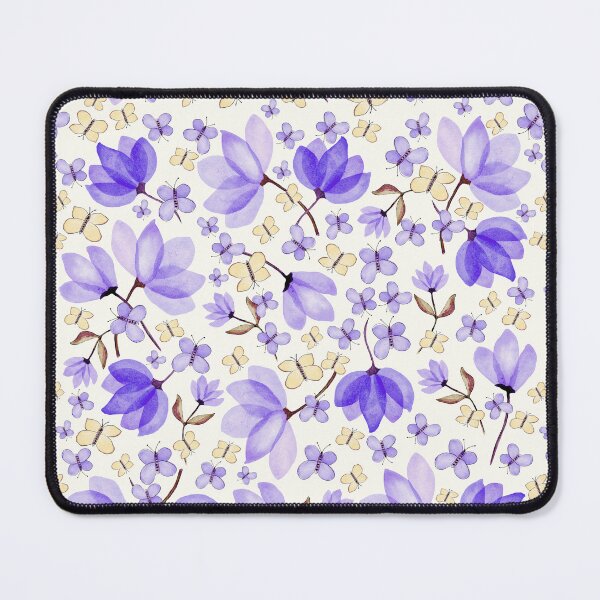 Item preview, Purple flowers pattern designed and sold by Origillus.