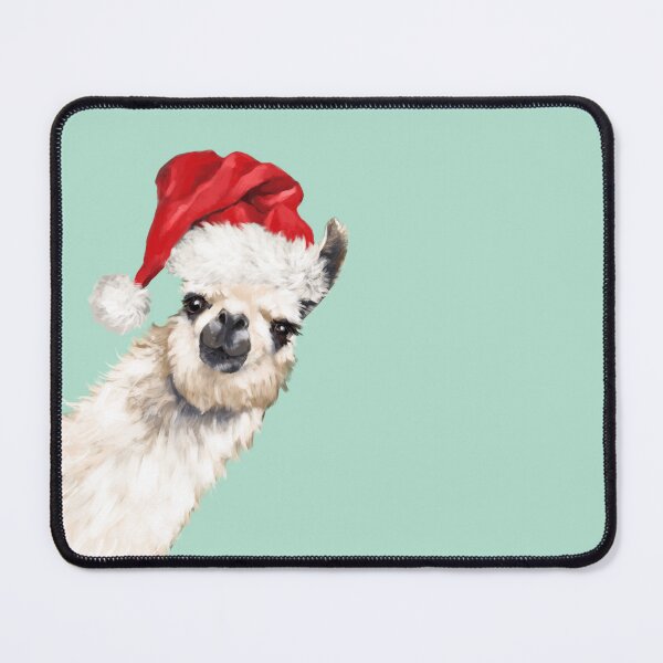 Item preview, Christmas Sneaky Llama in Green designed and sold by bignosework.