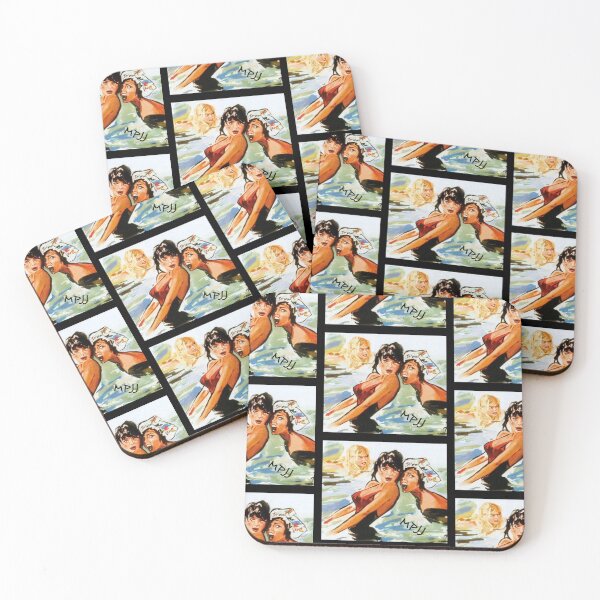 Item preview, MPJJ 3 French Girls Swimming MPJJ designed and sold by Potsy.