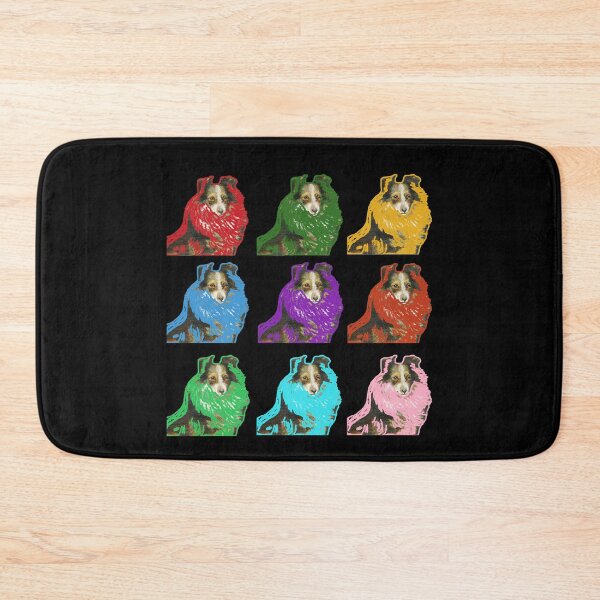 Item preview, A patchwork of dogs featuring a multi-colored collie, featuring Sticker Pack designed and sold by Cowboy Folly.