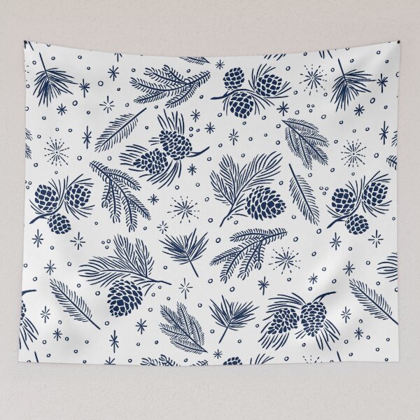 Item preview, Night Winter Forest, White designed and sold by Krystelle Ann Avsec.